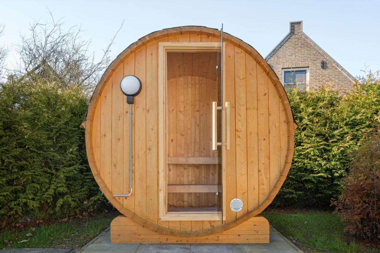 The Frisian Beach House Met Scandinavische Barrel Sauna Villa Tzummarum Luaran gambar