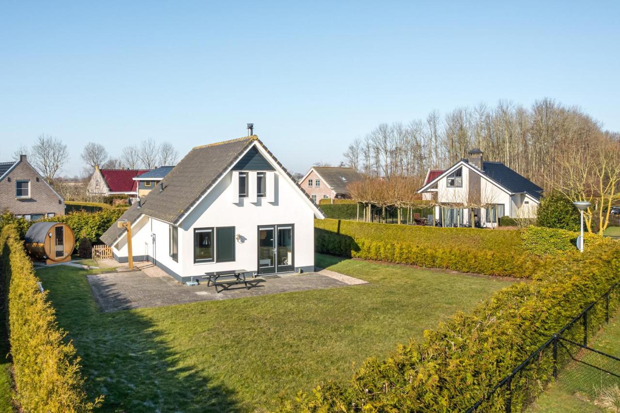 The Frisian Beach House Met Scandinavische Barrel Sauna Villa Tzummarum Luaran gambar